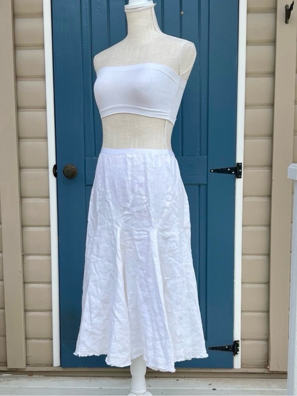 MICHAEL Michael Kors 100% Linen Skirt - A-Line Women’s Size 10